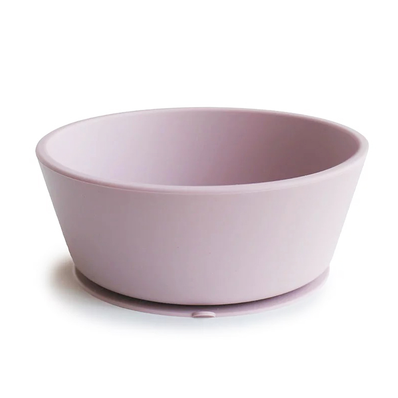 MUSHIE silikónova miska s prísavkou - Blush