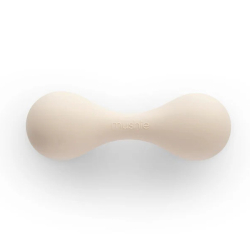 MUSHIE silikónova hrkálka - shifting sand