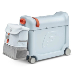Set Stokke JetKids BedBox box Sky Blue + Crew Backpack Sky Blue