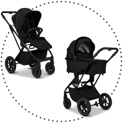 2. kombinácia MOON PIÚ black chrome - Onyx black