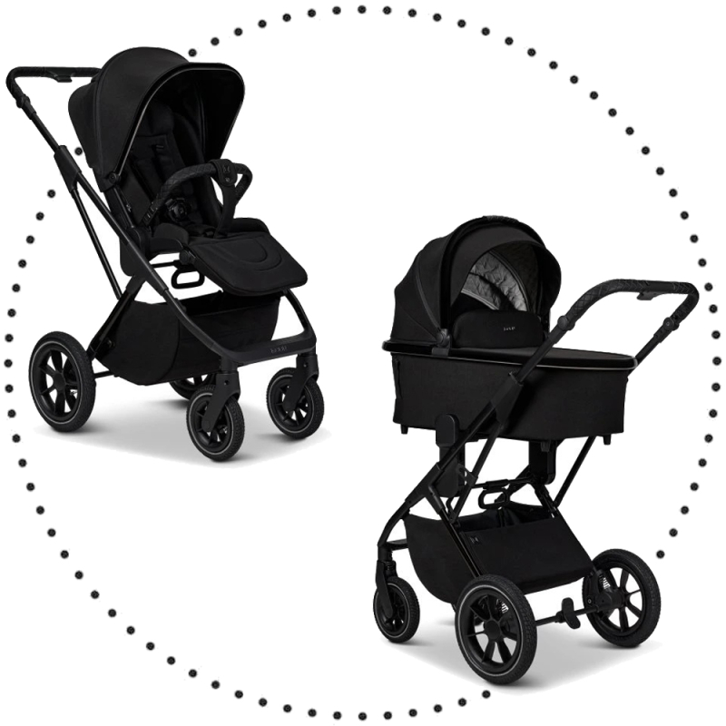 2. kombinácia MOON PIÚ black chrome - Onyx black