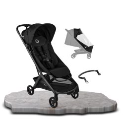 Športový kočík BUGABOO Butterfly 2 heritage black + madlo + pláštenka