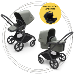 BUGABOO Fox 5 2. kombinácia BLACK/FOREST GREEN/Forest Green