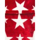 BuggySnuggle Fusak Fur Red/White Stars