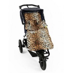 BuggySnuggle Fusak Textured Toggles Leopard Fleece