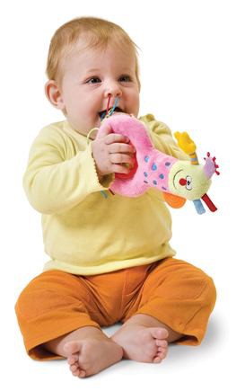 TAF TOYS Hrkálka príšerky KOOKY RATTLE 11075
