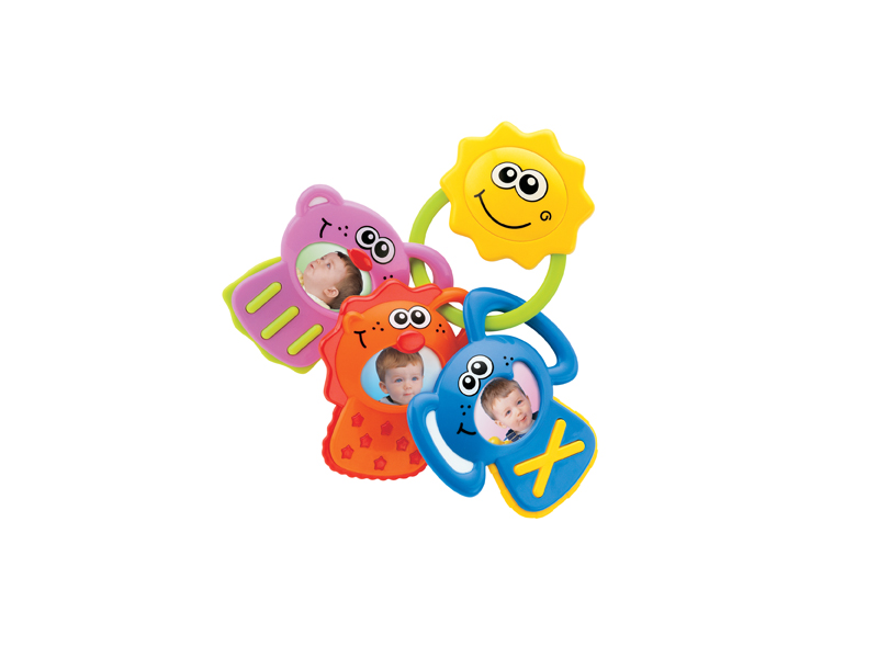 B-KIDS Hudobná hrkálka s fotkami