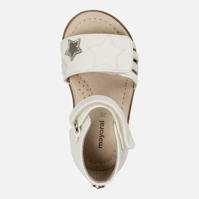 MAYORAL Sandále Stars Cream