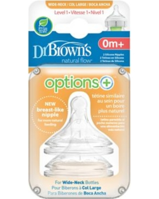DR.BROWN'S Cumlík LEVEL 1 Options+ WIDE-NECK 2 ks