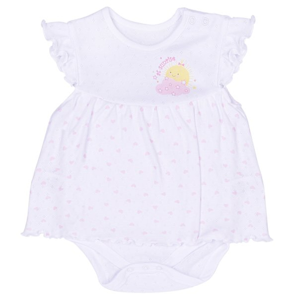 KITIKATE Šaty White - Pink č.74