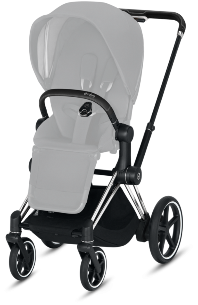CYBEX E-Priam Chrome/Black+sedadlo, podvozok