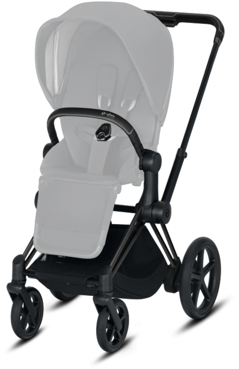 CYBEX E-Priam Matt Black+sedadlo, podvozok