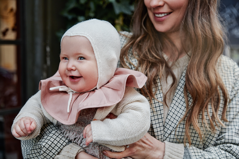 ELODIE DETAILS Čiapka kojenecká vanilla white 6-12m