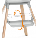 Jedálenská stolička STOKKE Clikk Cloud Grey