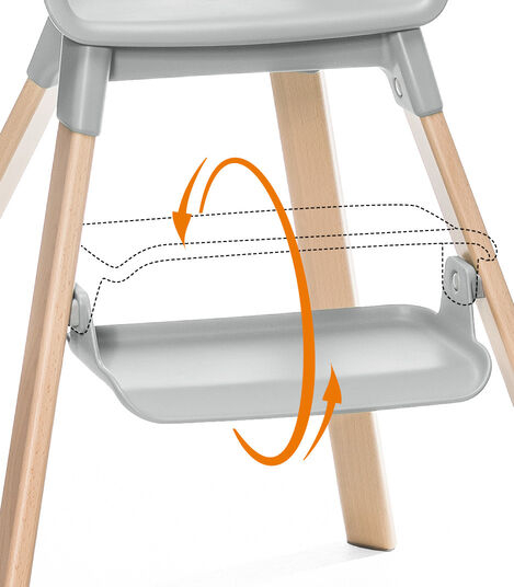 Jedálenská stolička STOKKE Clikk Cloud Grey