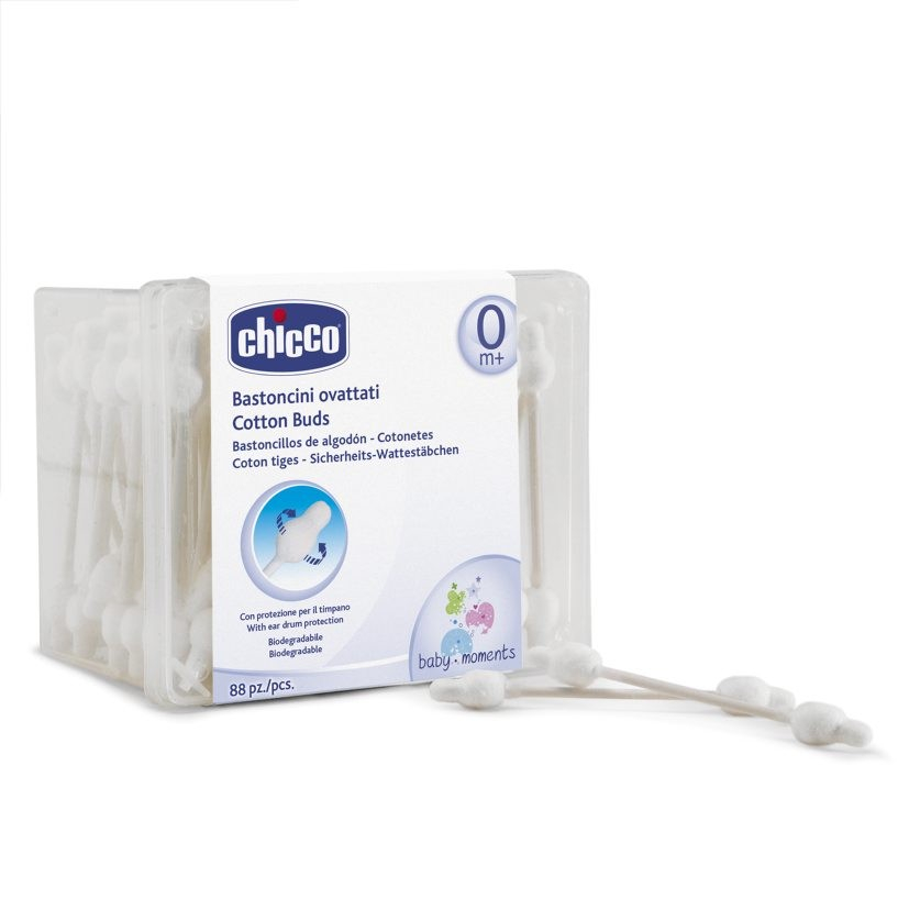 CHICCO Vatové tyčinky anatomické 90ks