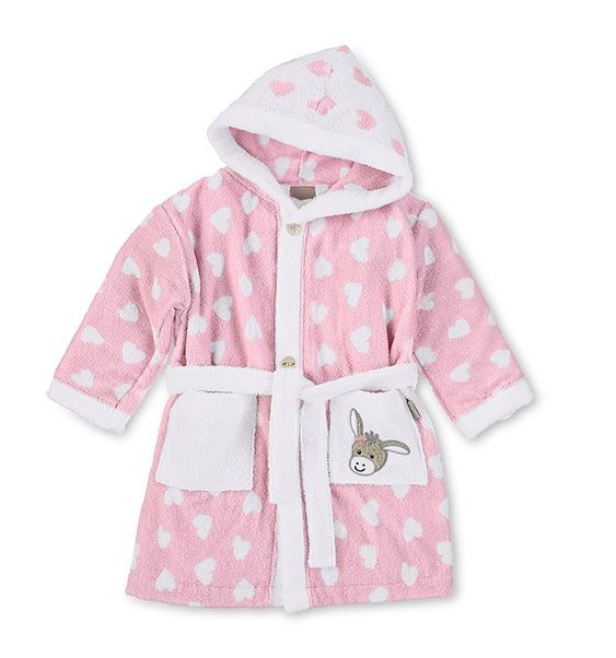 STERNTALER Detský župan Oslík pink