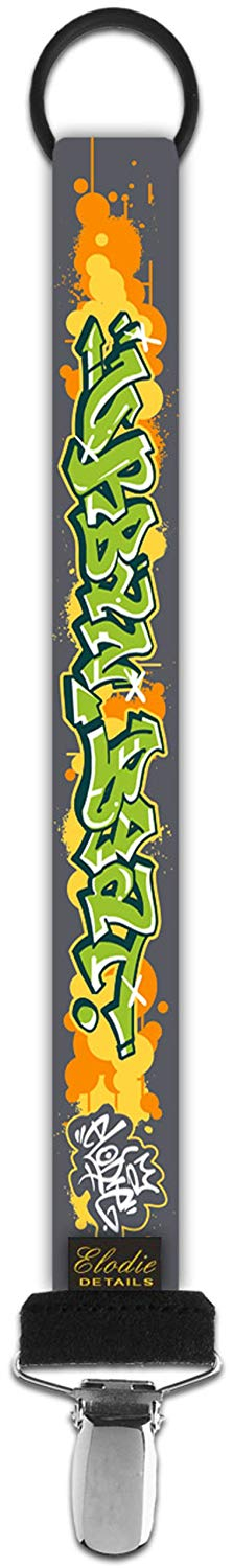 ELODIE DETAILS Držiak na cumlík urban beat graphiti