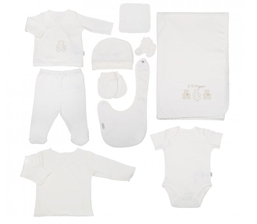KITIKATE Novorodenecký 10-dielny set Organic Pink