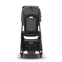 Športový kočík BUGABOO Ant BLACK / GREY MELANGE strieška PINK MELANGE