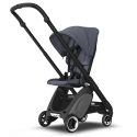 Športový kočík BUGABOO Ant BLACK / STEEL BLUE strieška STEEL BLUE