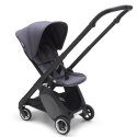 Športový kočík BUGABOO Ant BLACK / STEEL BLUE strieška STEEL BLUE