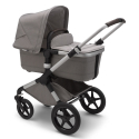 BUGABOO Fox 2 - 2. kombinácia Mineral Colection Podvozok ALU, poťah športového sedadla, hlboká vanička, strieška LIGHT GREY