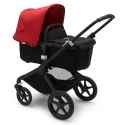 2. kombinácia BUGABOO Fox 2 - BLACK / BLACK / RED