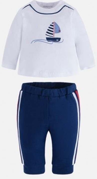 MAYORAL tepláky + tričko Azul sport veľ. 4-6m