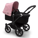 BUGABOO Donkey 3 Mono 2. kombinácia Podvozok BLACK poťah športového sedadla, hlboká vanička BLACK strieška SOFT PINK