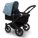 BUGABOO Donkey 3 Mono 2. kombinácia Podvozok BLACK poťah športového sedadla, hlboká vanička BLACK strieška VAPOR BLUE