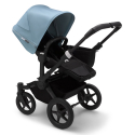 BUGABOO Donkey 3 Mono 2. kombinácia Podvozok BLACK poťah športového sedadla, hlboká vanička BLACK strieška VAPOR BLUE