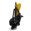 Športový kočík BUGABOO Bee 6 BLACK / BLACK strieška LEMON YELLOW