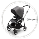 Športový kočík BUGABOO Bee 6 ALU / GREY MELANGE strieška GREY MELANGE