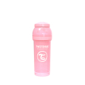 TWISTSHAKE Dojčenská fľaša Anti-Colic 260ml (cuml.M) - Pastelovo ružová