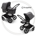 2. kombinácia BUGABOO Fox 2 - BLACK / GREY MELANGE / GREY MELANGE + DARČEK