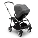 2 kombinácia BUGABOO Bee 6 - ALU / GREY MELANGE strieška GREY MELANGE