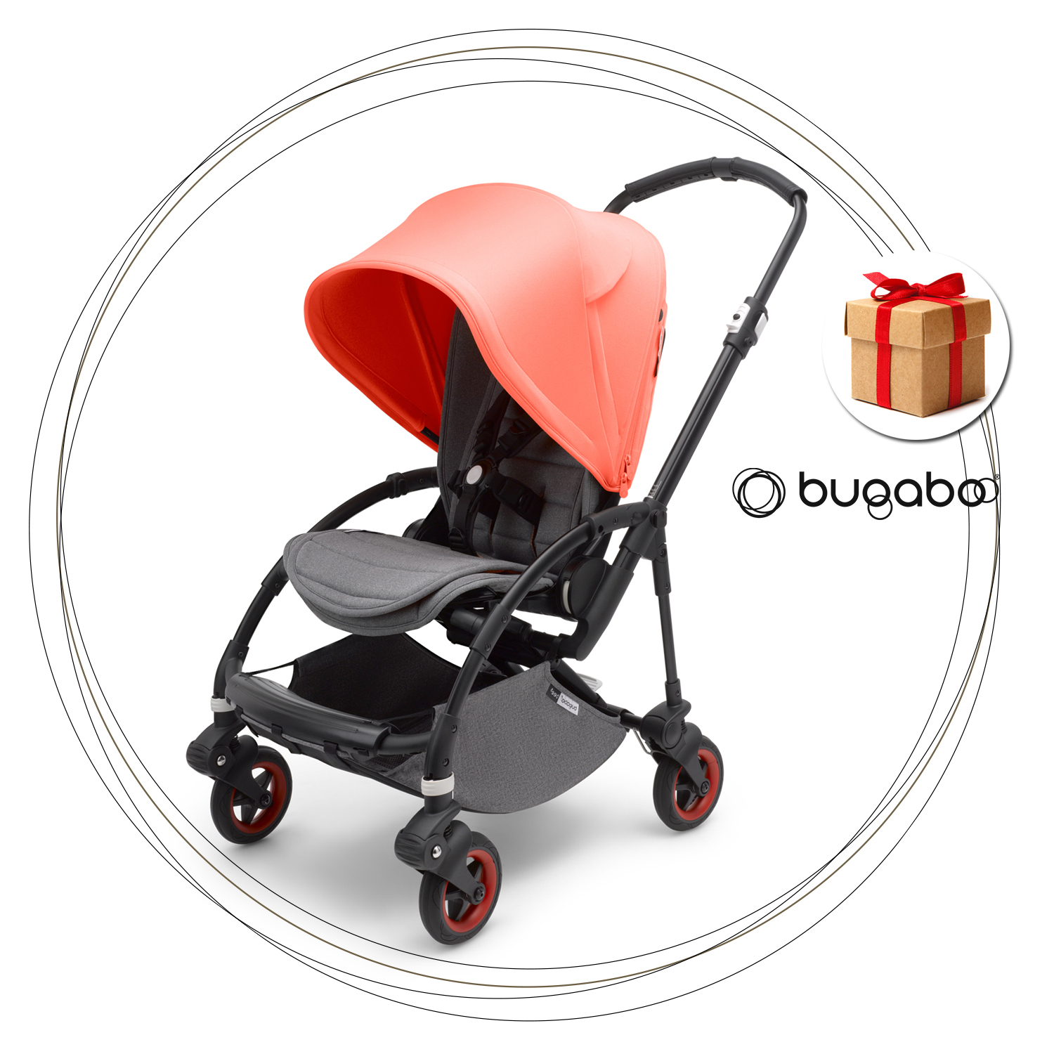 BUGABOO Bee 5 complete NOIR/CORAL