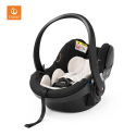 STOKKE XPLORY V6 Black/Brown športový kočík, hlboká vanička brushed grey, autosedačka black