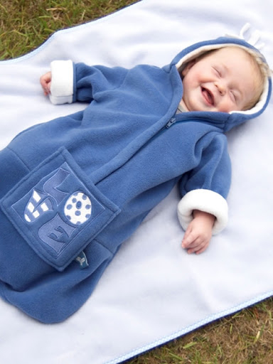 BUGGYSNUGGLE Spací vak BLUE BABY110
