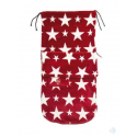 BuggySnuggle Fusak Fur Red/White Stars