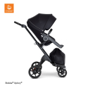 STOKKE Xplory V6 Black/Black Športový kočík Black, hlboká vanička Black Melange