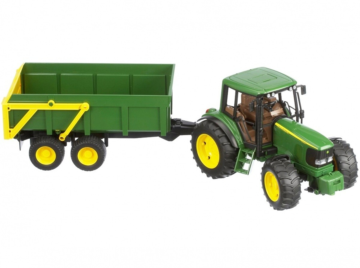BRUDER Traktor s vlečkou