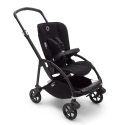 Športový kočík BUGABOO Bee 6 BLACK / BLACK strieška RED