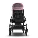 Športový kočík BUGABOO Bee 6 BLACK / BLACK strieška SOFT PINK