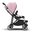 Športový kočík BUGABOO Bee 6 ALU / BLACK strieška SOFT PINK