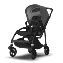 Športový kočík BUGABOO Bee 6 BLACK / BLACK strieška GREY MELANGE