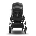 Športový kočík BUGABOO Bee 6 BLACK / BLACK strieška GREY MELANGE