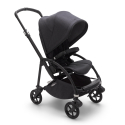 Športový kočík BUGABOO Bee 6 Mineral Podvozok BLACK set textílií, strieška WASHED BLACK