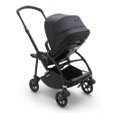 Športový kočík BUGABOO Bee 6 Mineral Podvozok BLACK set textílií, strieška WASHED BLACK